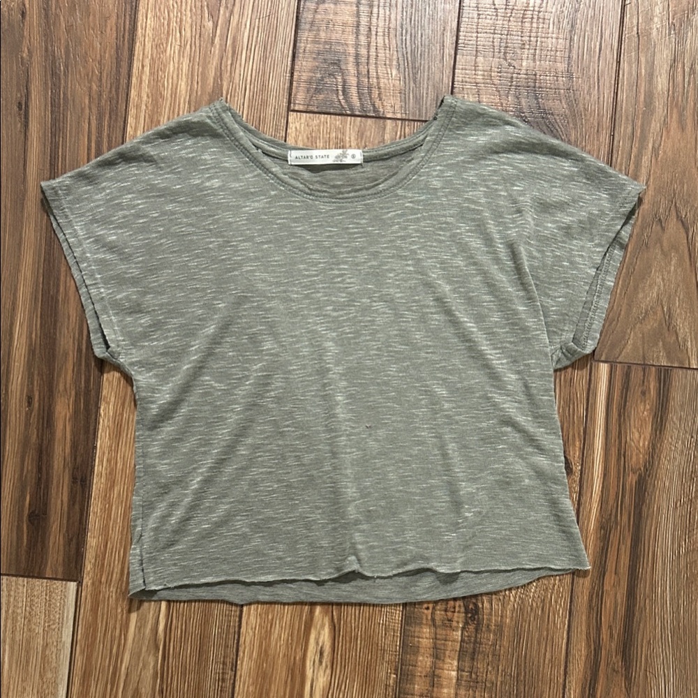 Olive Green Women's Top